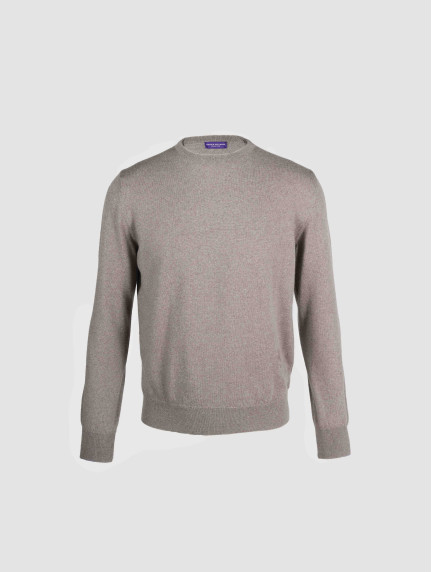 Patrick Hellmann CollectionBeige Pullover Round Neck 100% Woolimage1143